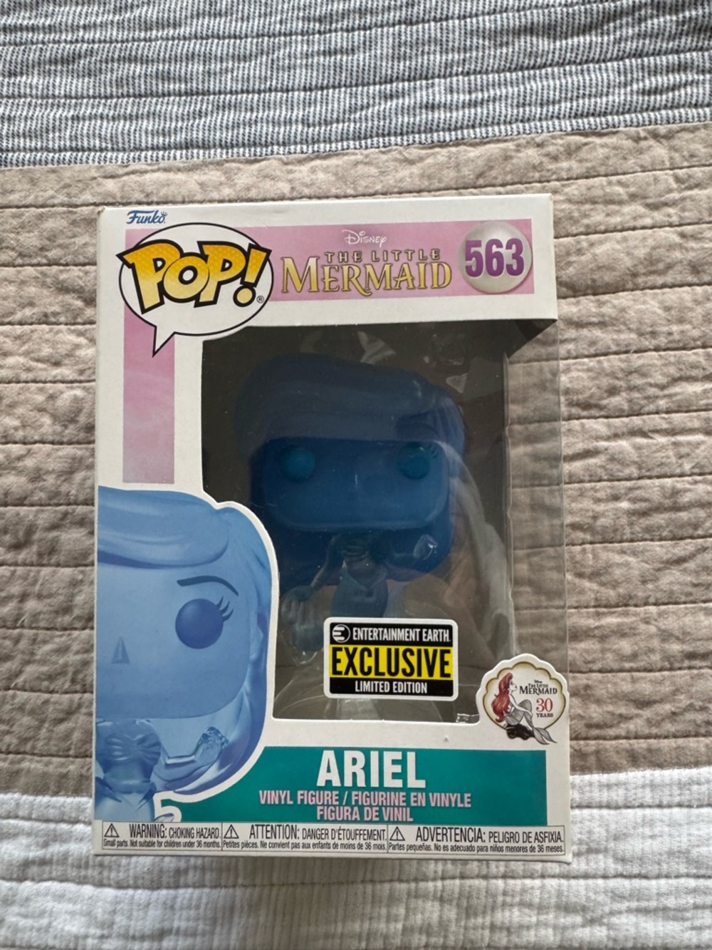 Disney Funko Pop! The Little Mermaid Ariel Vinyl Figure - Red Hair, Blue Variant